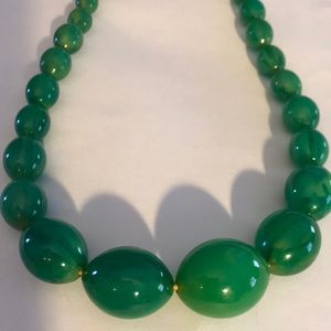 Antique Hand Tied Jade Jadeite Necklace
